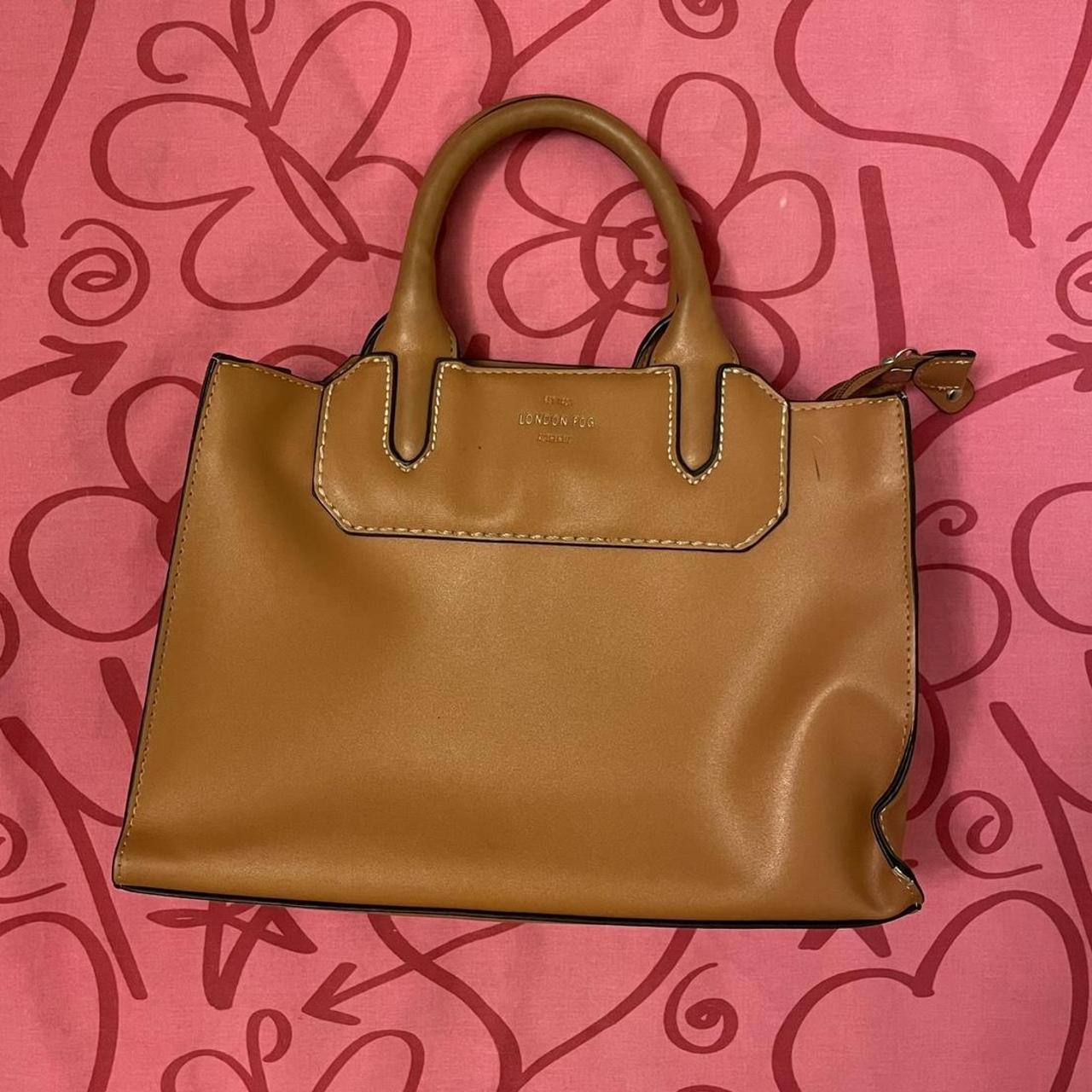 Vintage Leather London Fog Bag camel comes with Depop