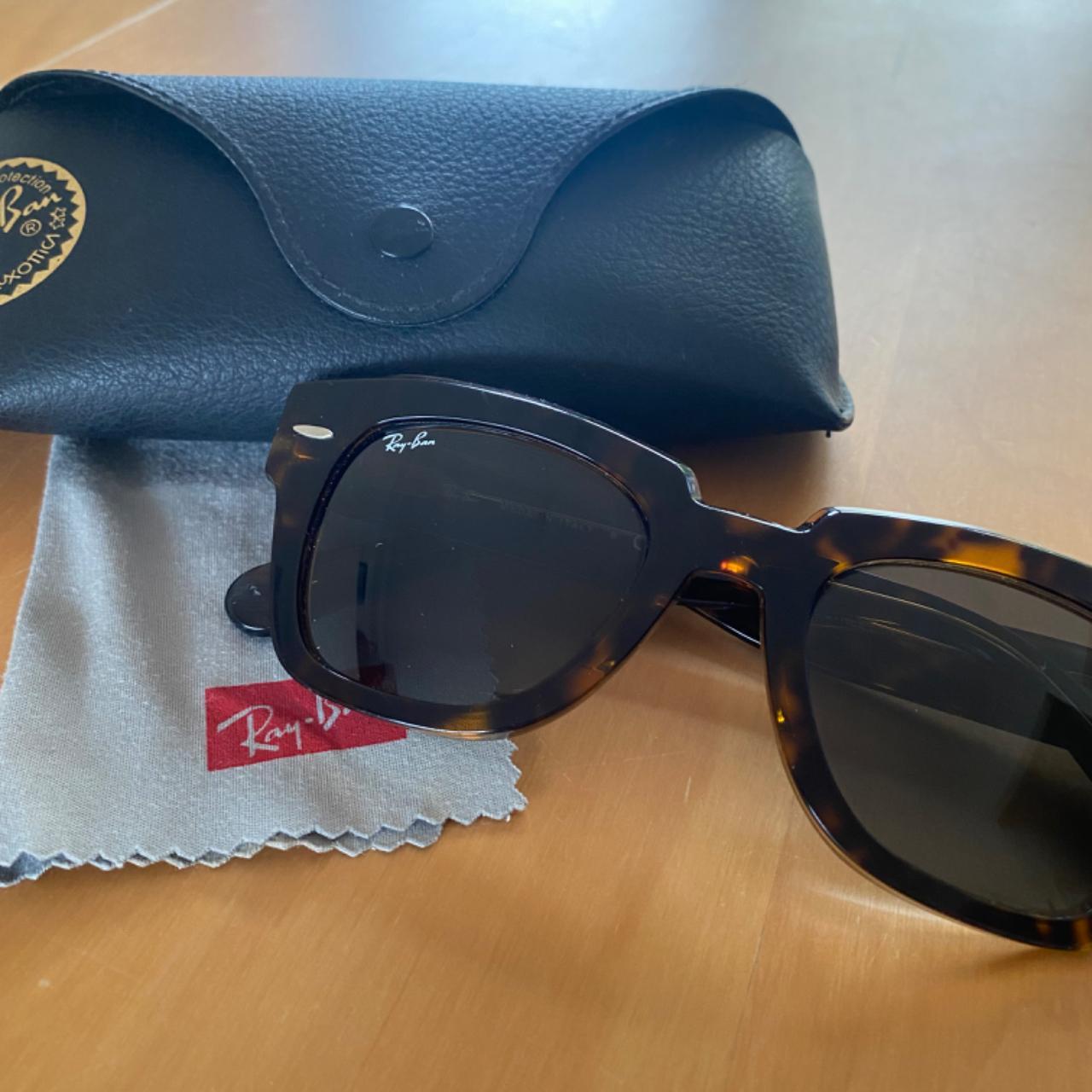 Rayban State Street sunglasses in tortoiseshell... - Depop