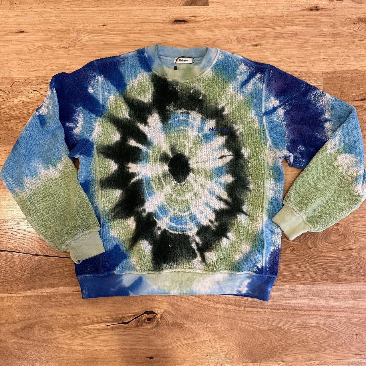 Worn once MadHappy tie dye crew neck size S perfect