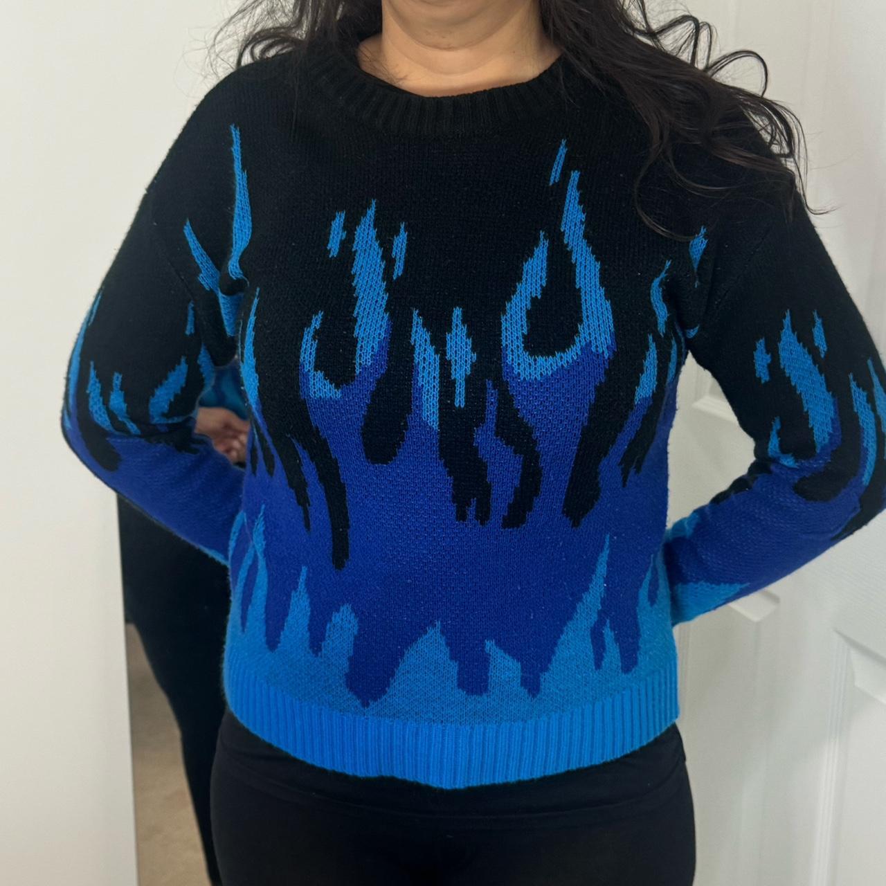 Shein flame outlet sweater