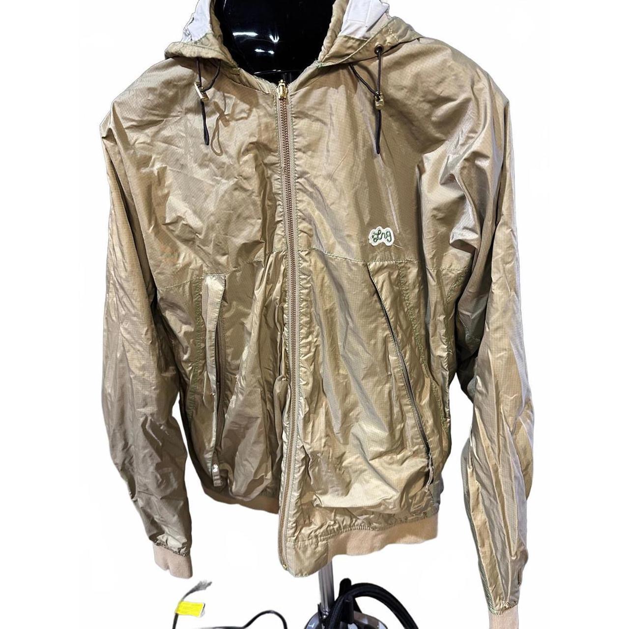 Preloved Men's Windbreaker Jacket - Tan - L – LRG… - image 1