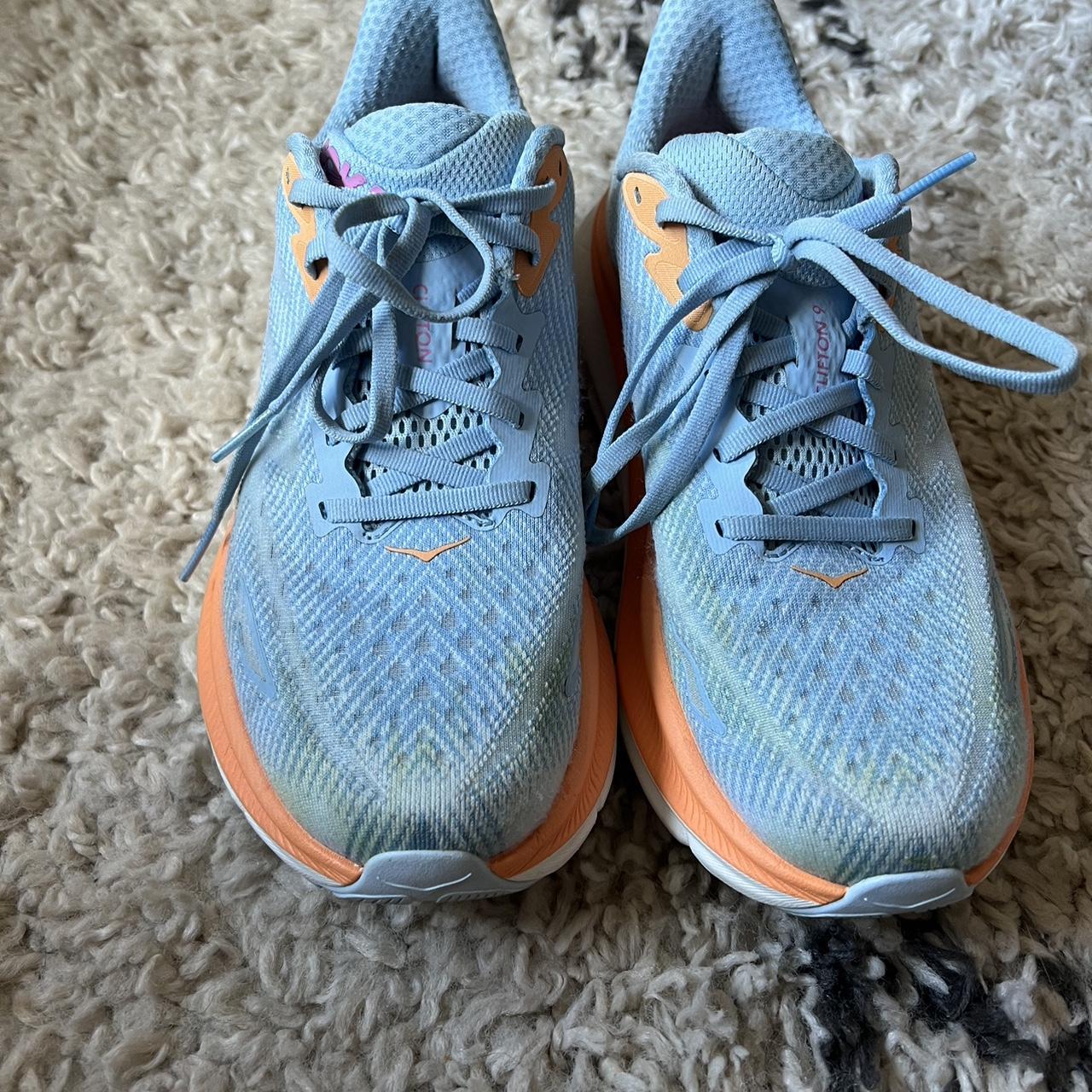 Hoka One One Clifton Airy Blue Running Depop