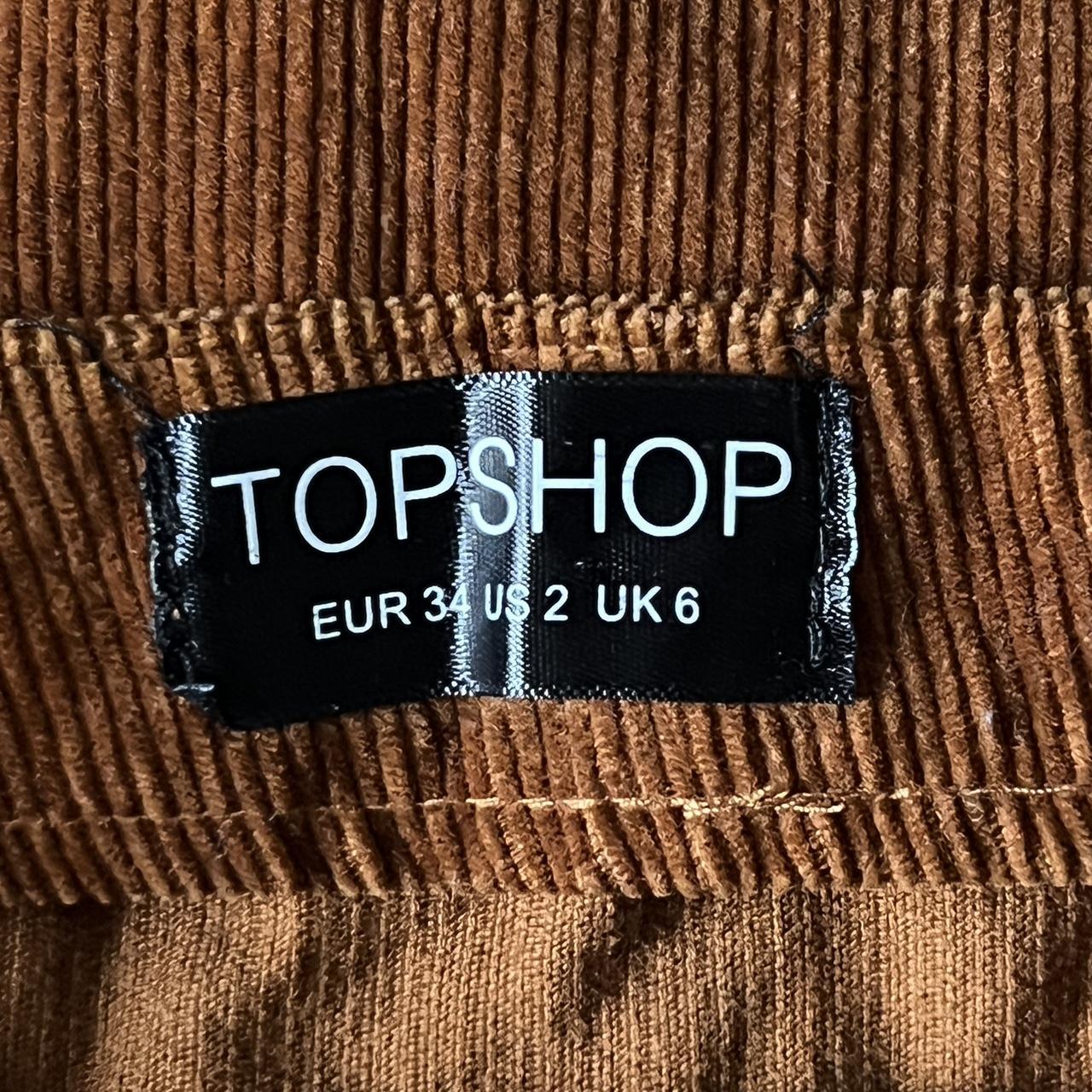 Rust orange corduroy skirt. Belt not included. Size... - Depop