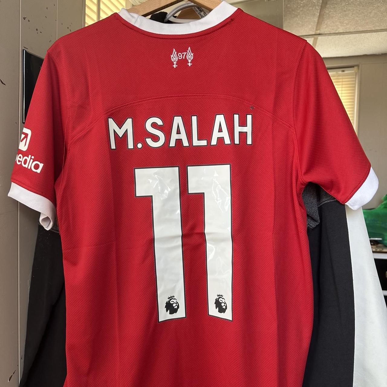 Liverpool Home Jersey M Salah Slim Fit Depop