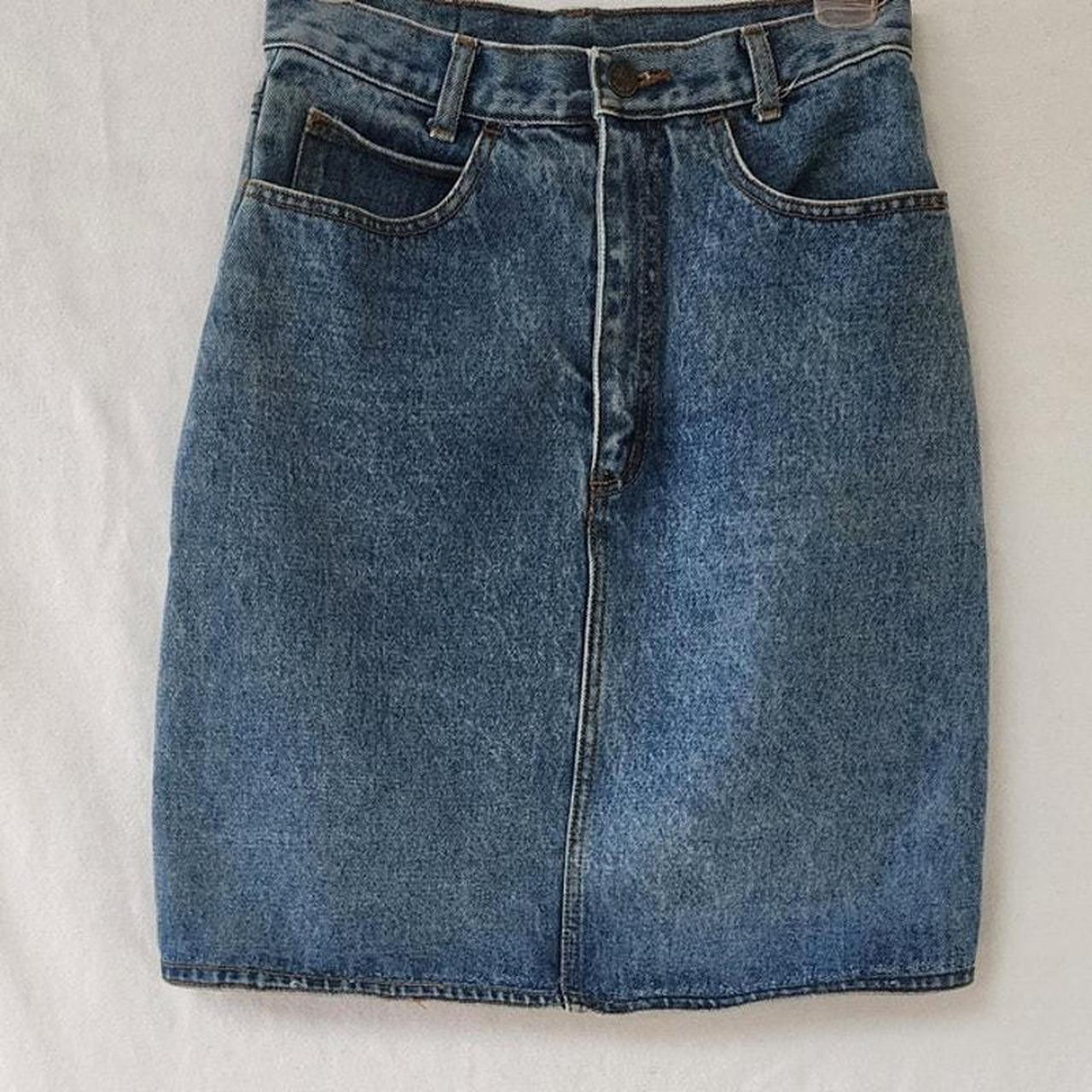 Source Unknown Women's Midi Skirt - Blue - 7 – Th… - image 1