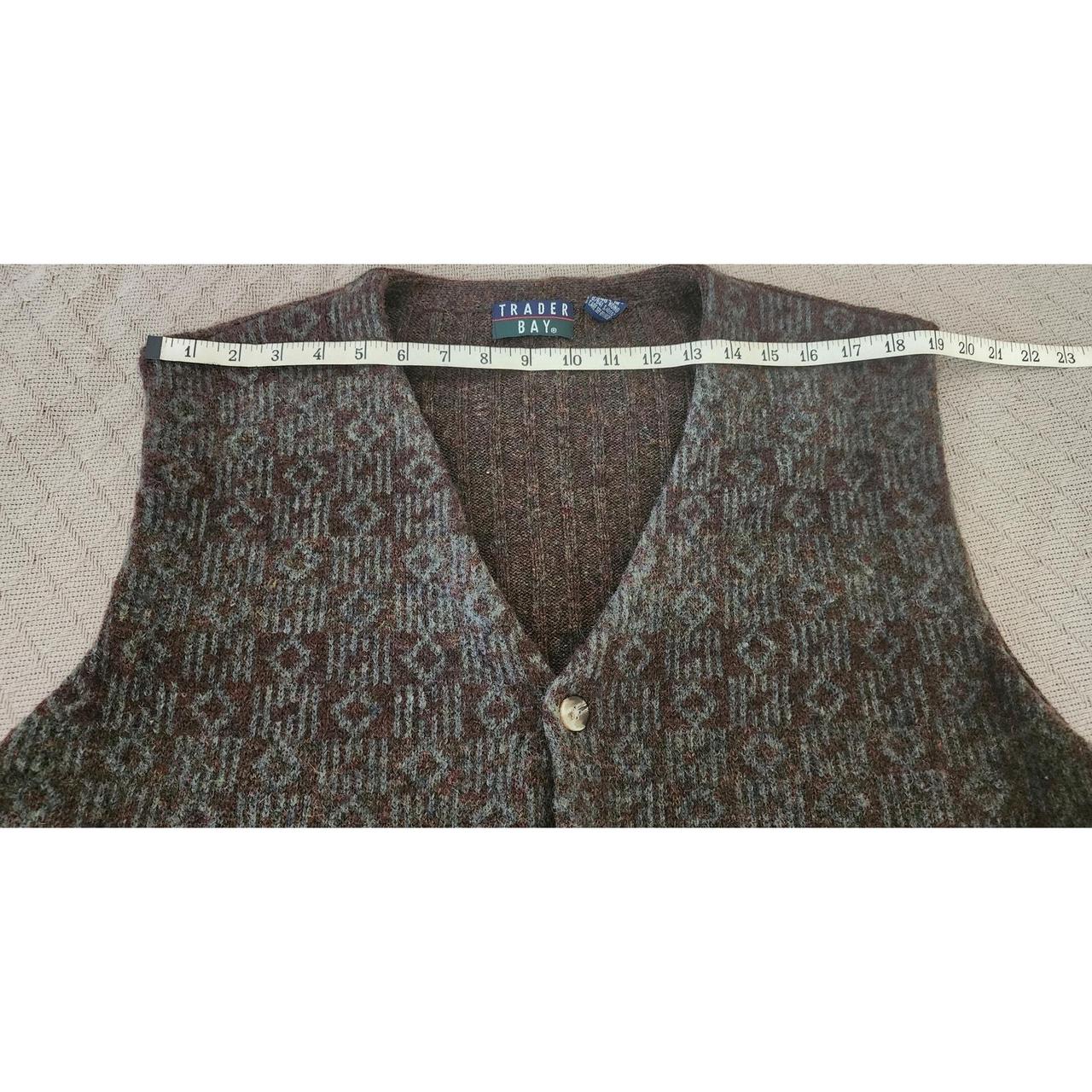 Source Unknown Men's Vest - Brown/Grey - XL – Add… - image 5