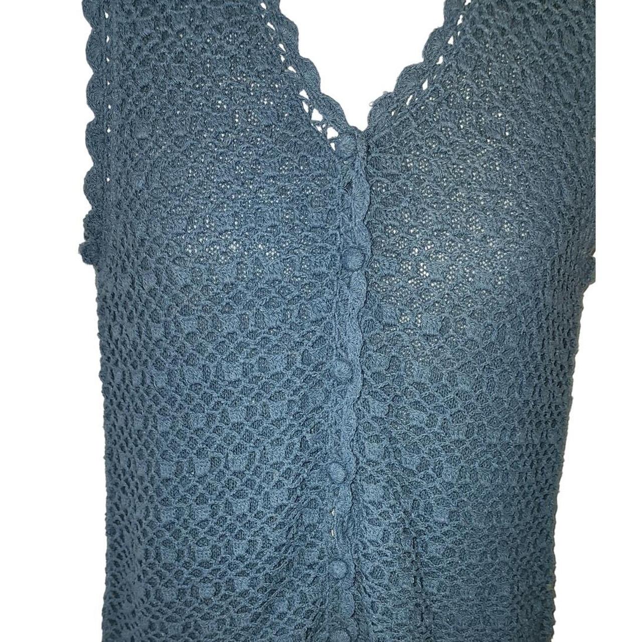 Source Unknown Women's Vest - Blue - S – Add a to… - image 3
