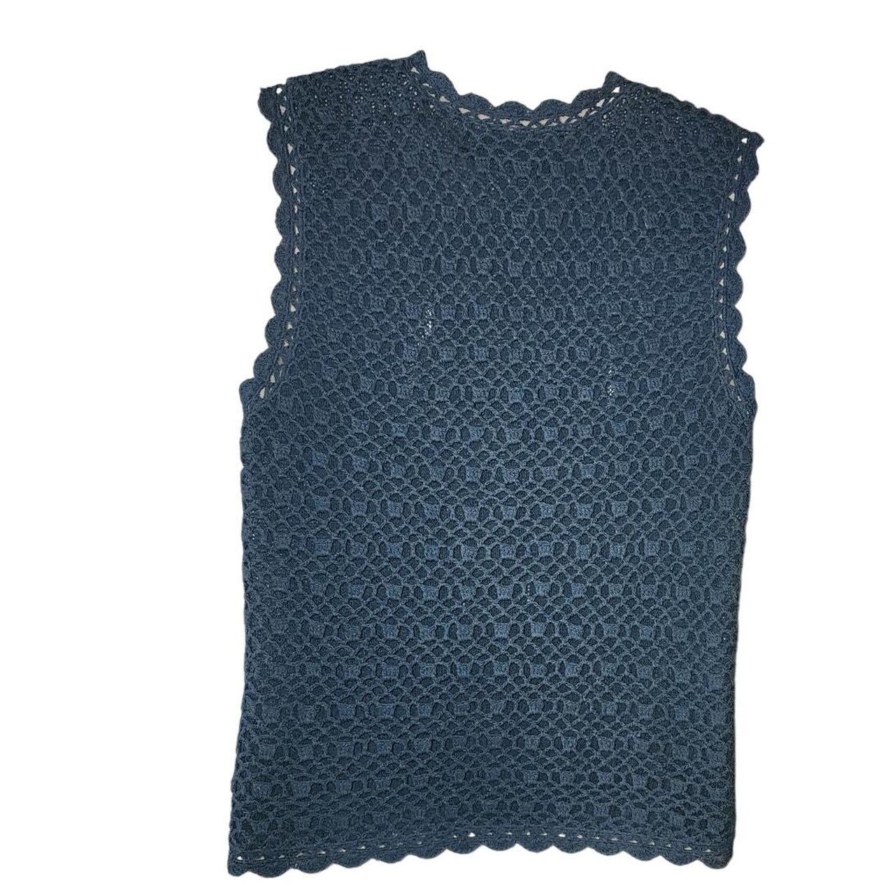 Source Unknown Women's Vest - Blue - S – Add a to… - image 2