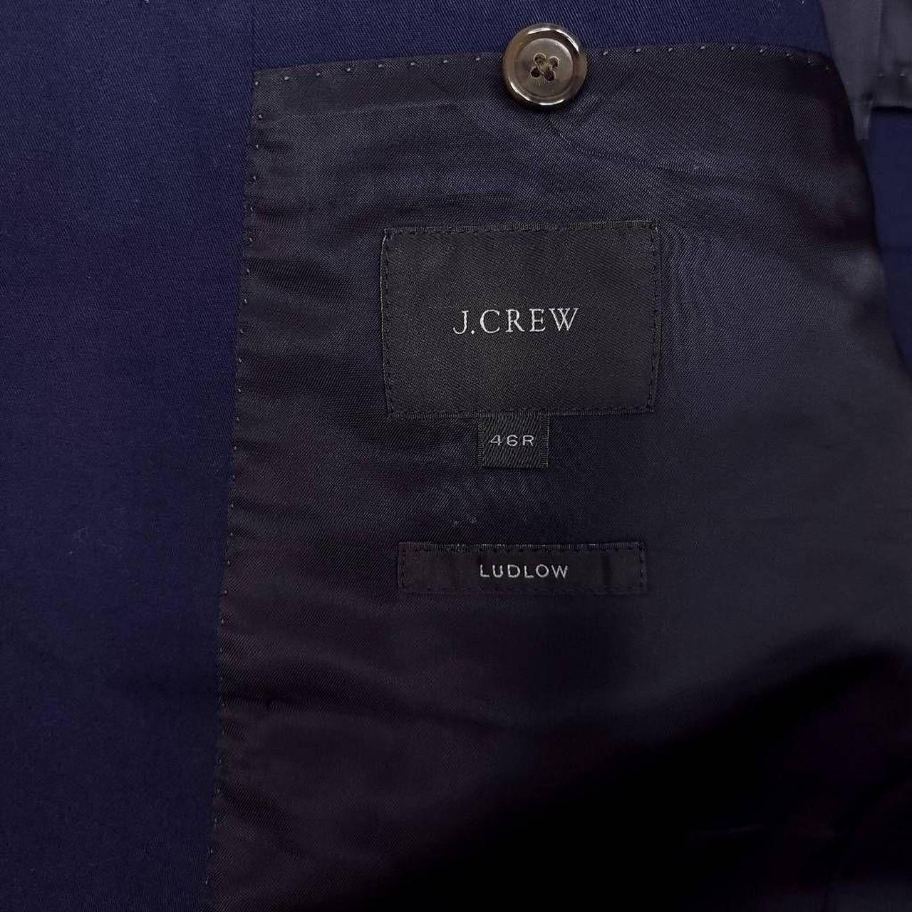 J. Crew Ludlow Suit Mens 46L Cotton Semi Structured... - Depop