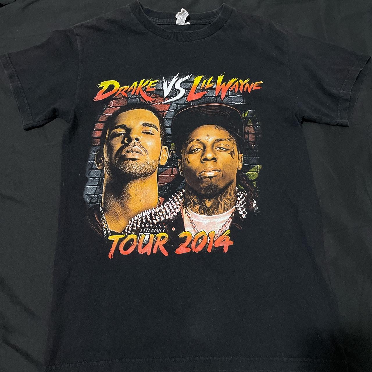 Drake vs Lil Wayne 2014 Tour Shirt Good condition... - Depop