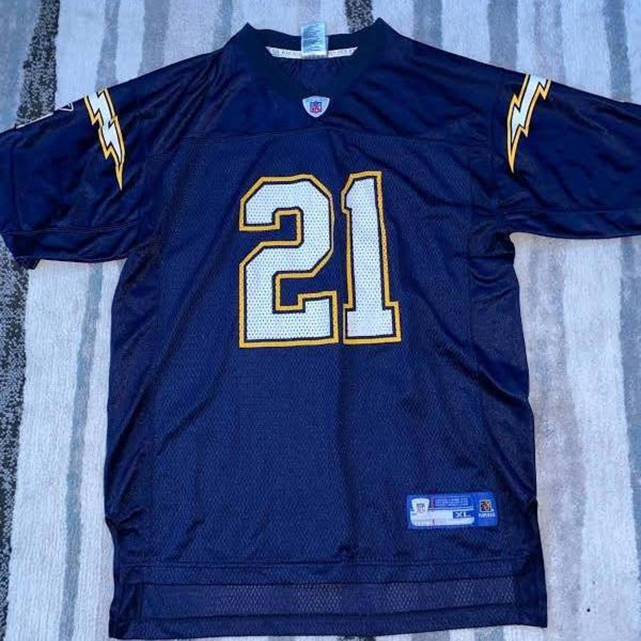 Super clean Old San Diego Chargers Ladainian - Depop