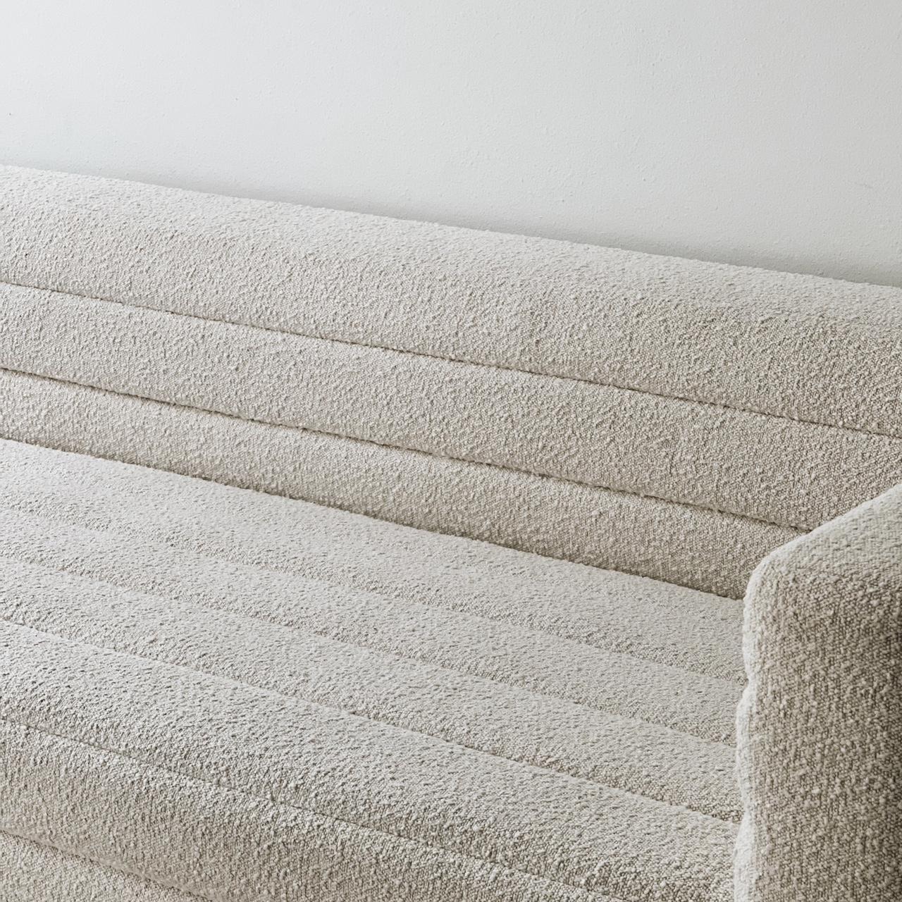 Crate and barrel couch 80” boucle, pick up only in... Depop