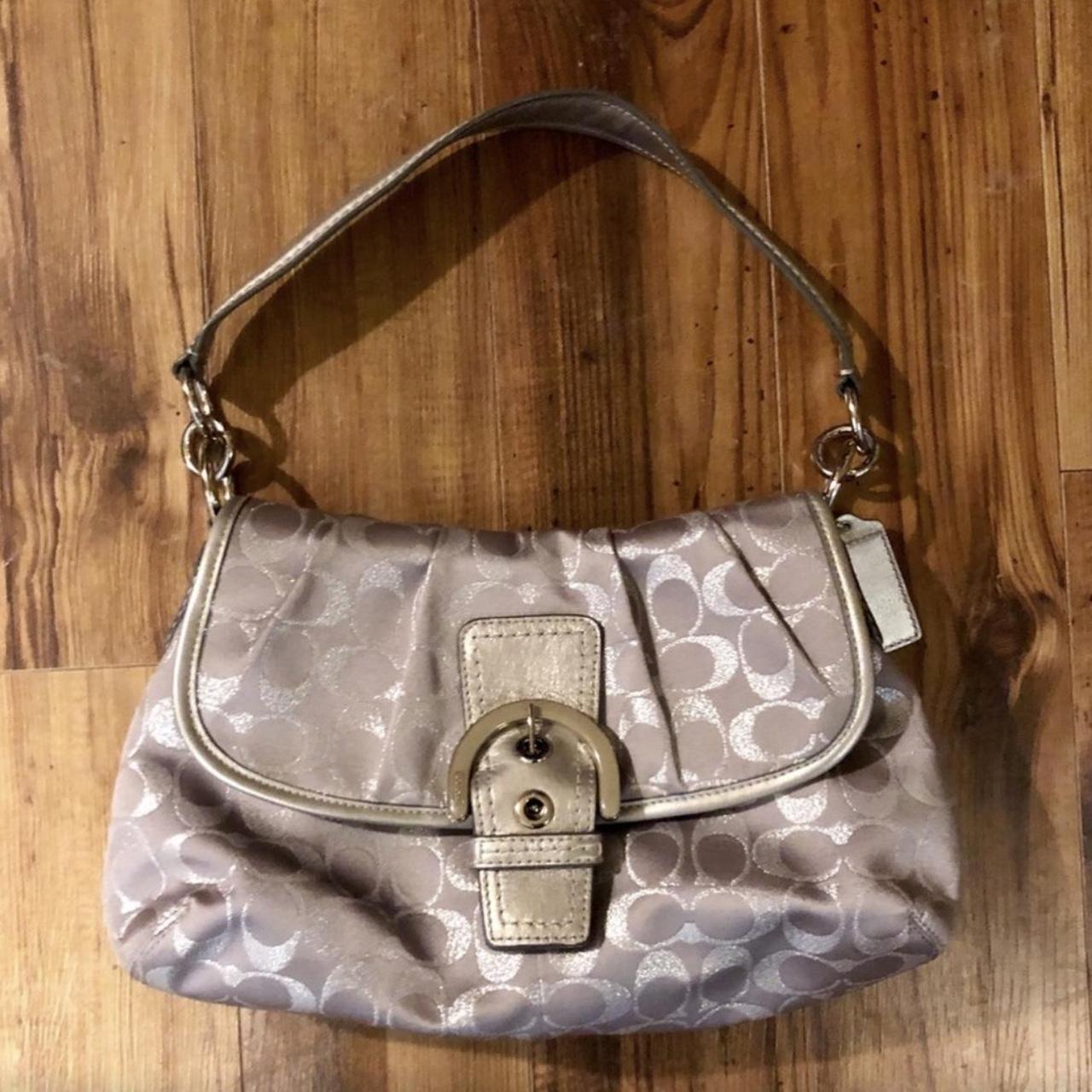 Coach Soho shoulder bag metallic perfect bag for | Depop