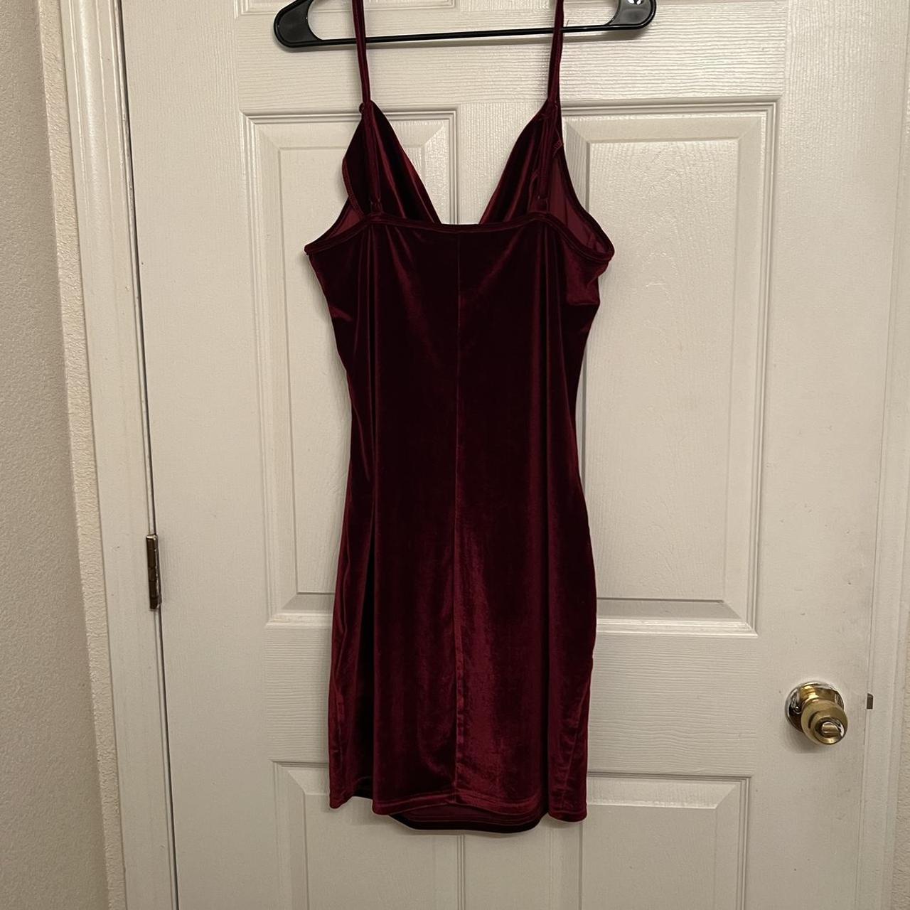 Shein Curve Velvet Bodycon Dress size 1x worn a... - Depop