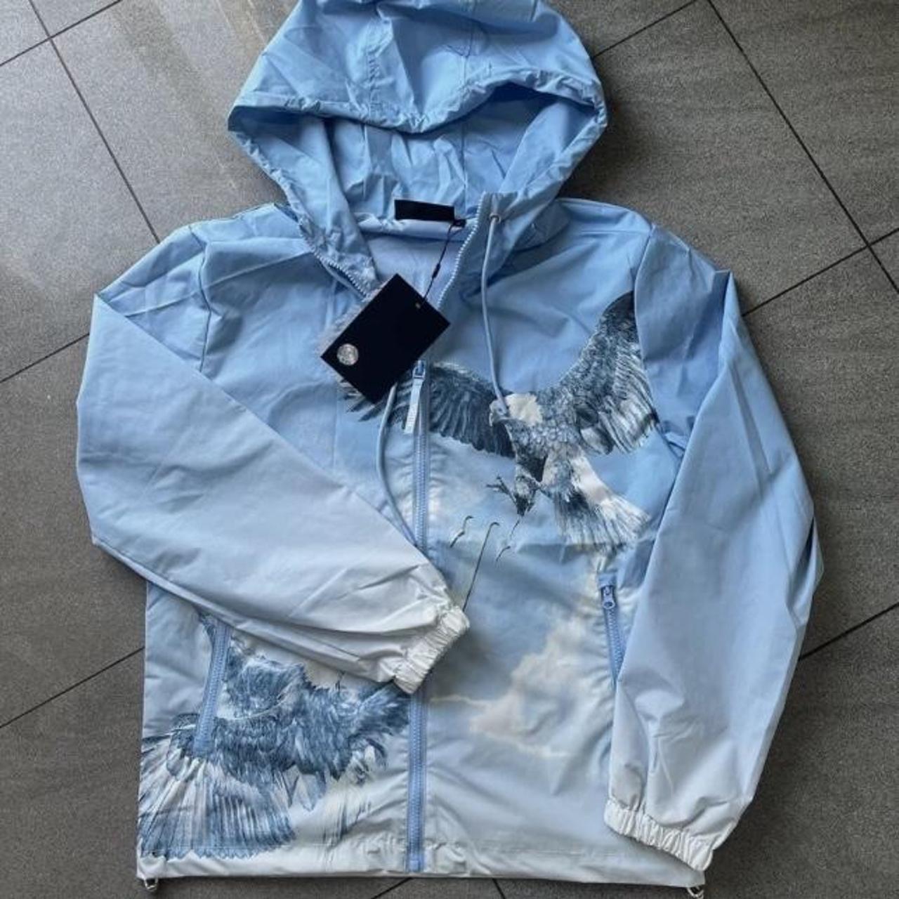 Trapstar flying bird eagles blue windbreaker Depop