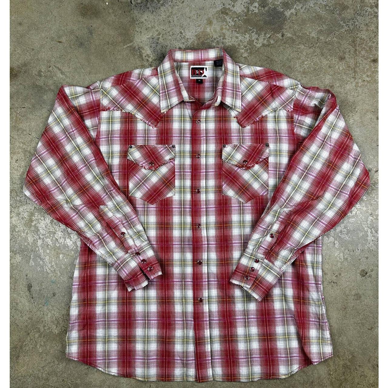 Vintage B&D Panhandle Slim Shirt Pearl Shirt Brooks... - Depop