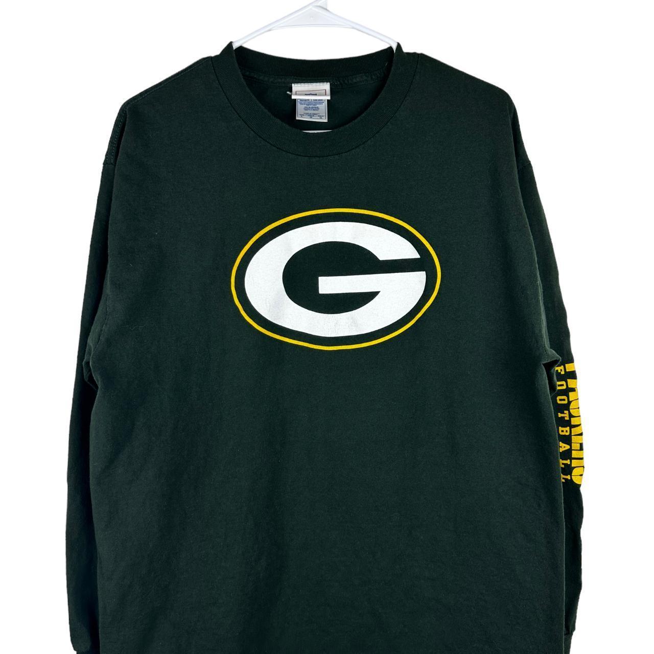 Green Bay Packers Long Sleeve T-Shirt • Size: - Depop