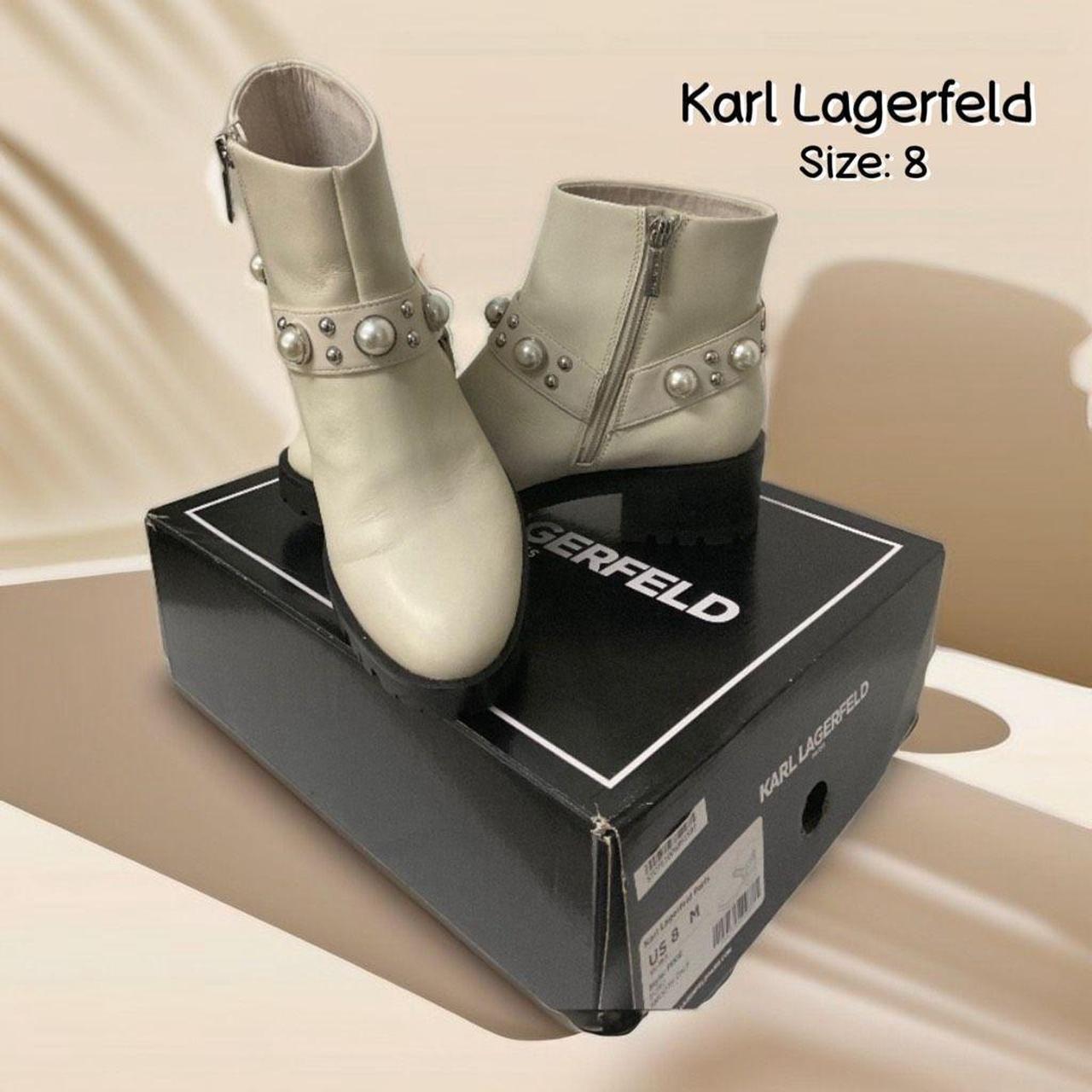 Karl cheap lagerfeld booties