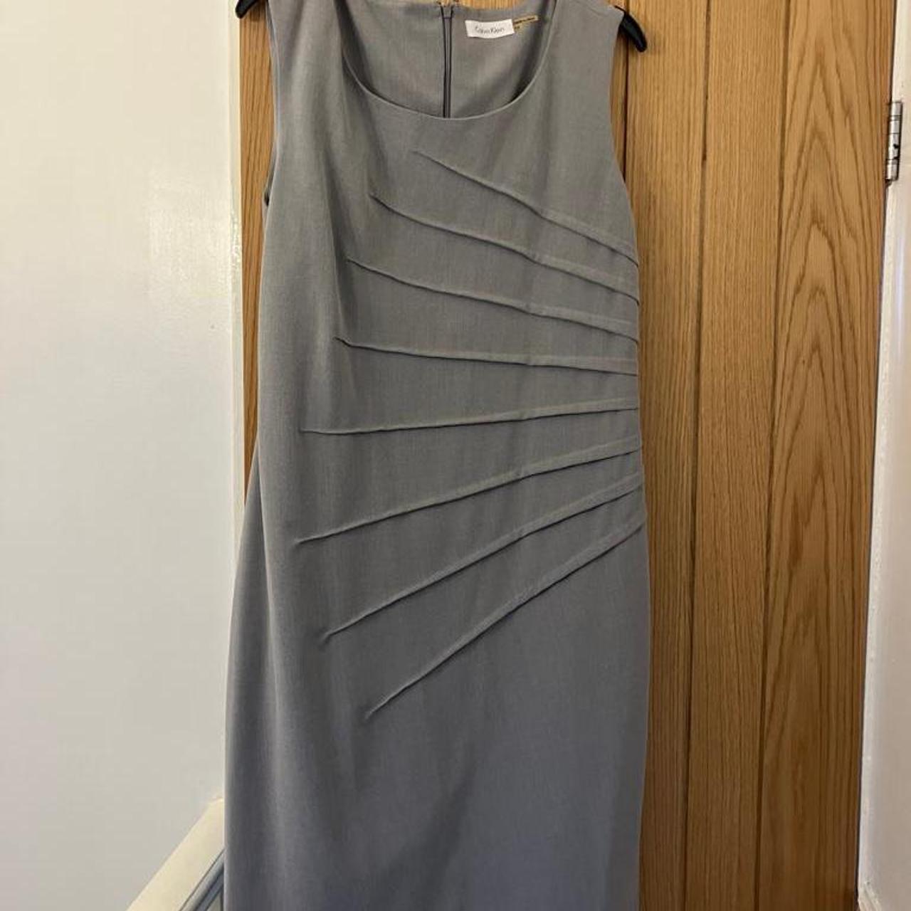Calvin Klein Women's Grey Dress Depop