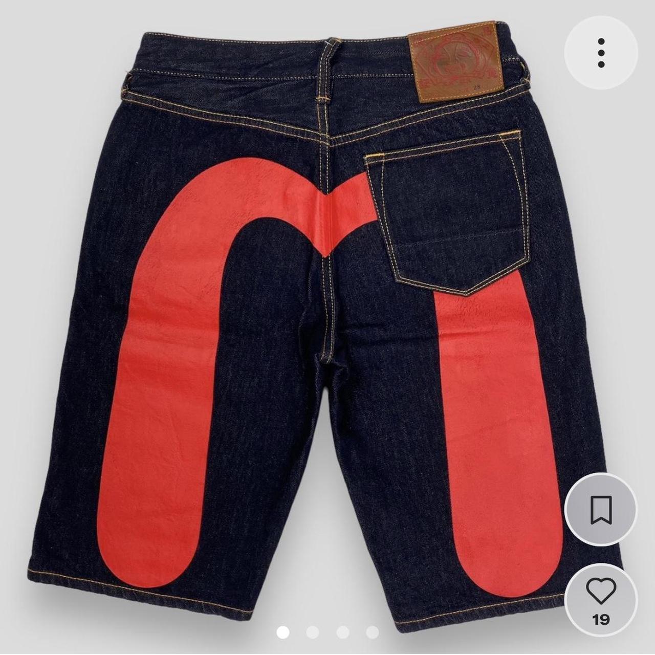 W38 Evisu Baggy Shorts - メルカリ
