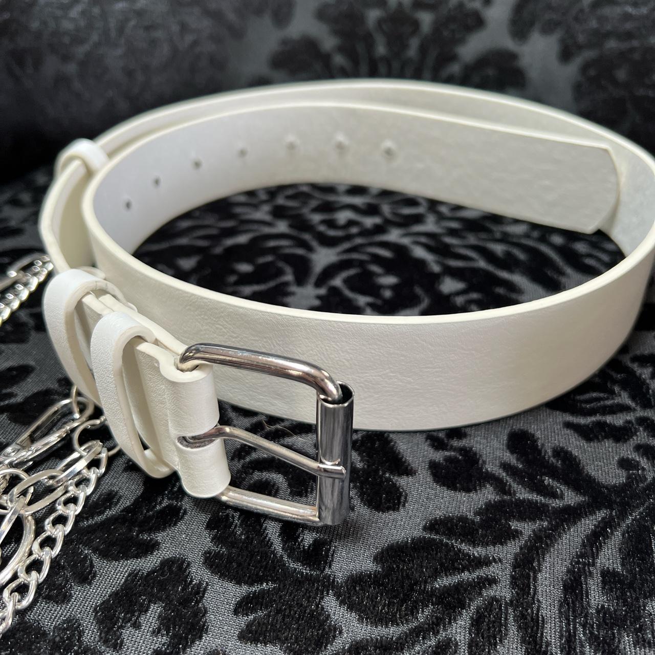 Women's White Belt Depop