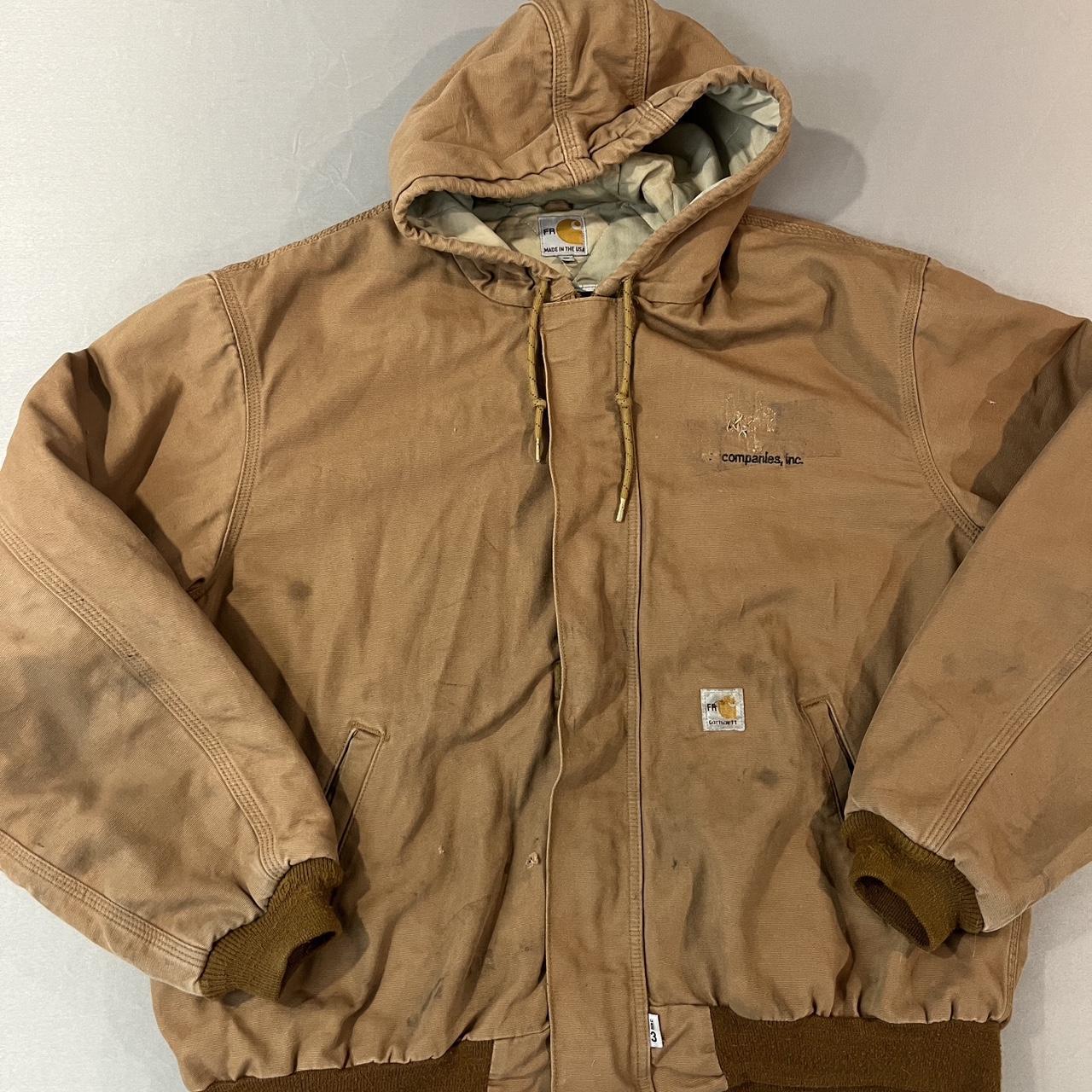 Distressed Union Made FR Carhartt Active Jacket / XL...