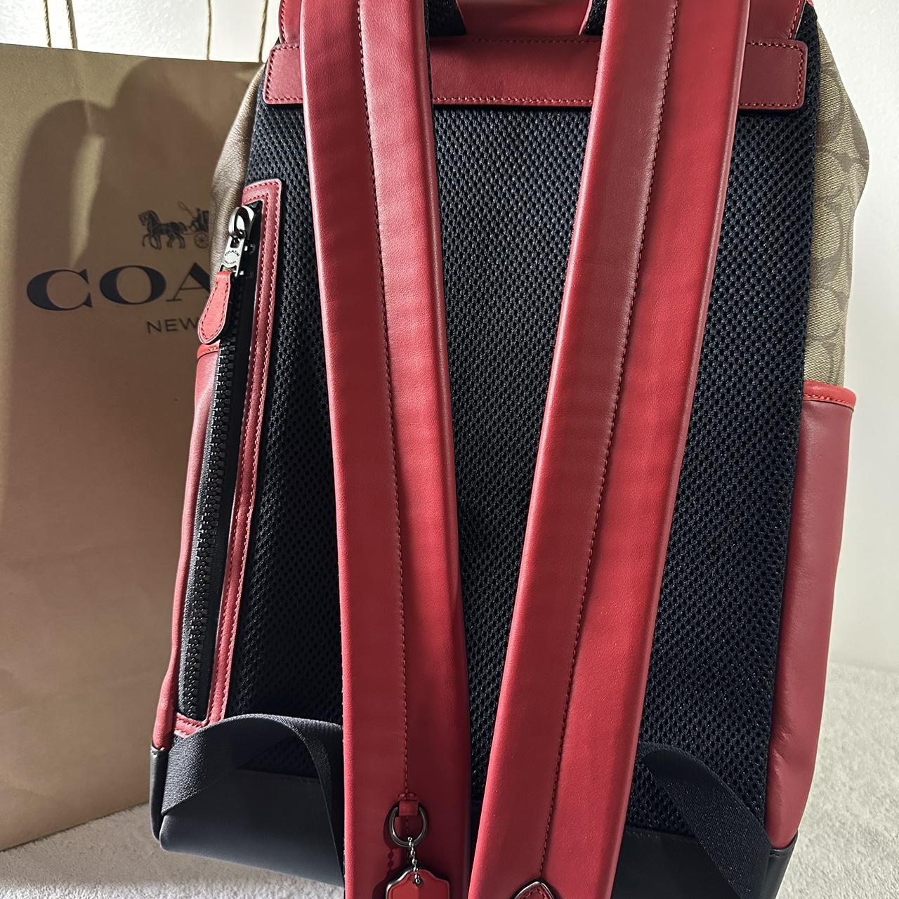 Coach terrain backpack hot sale signature canvas