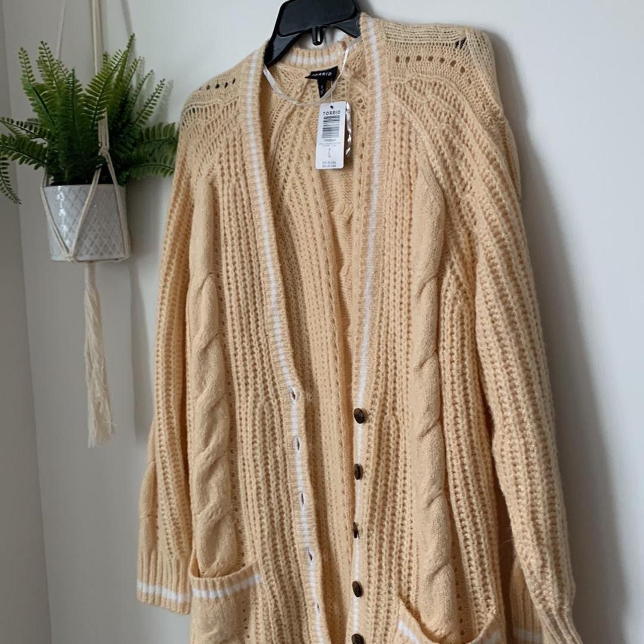 Torrid yellow clearance cardigan