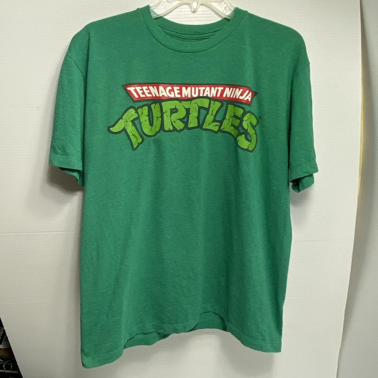 green teenage mutant ninja turtles 🐢 t shirt size: - Depop