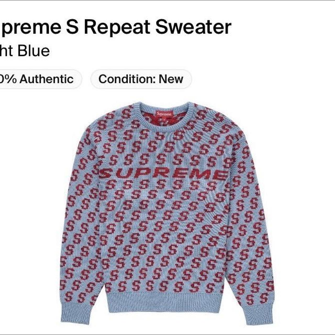 Supreme S Repeat Sweater Size XL (Brand New) Sold...