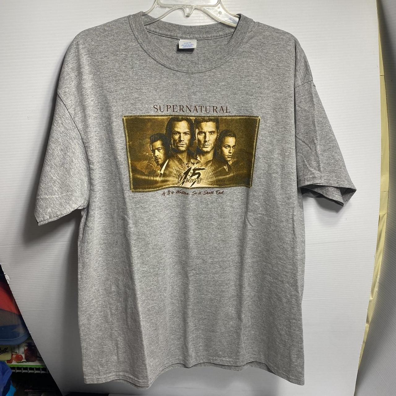 T shirt supernatural 15 years hot sale