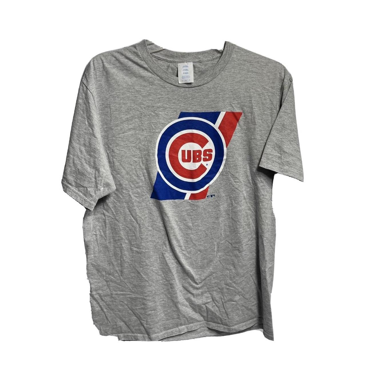 Chicago Cubs T-Shirt Gray Size Large Good condition - Depop