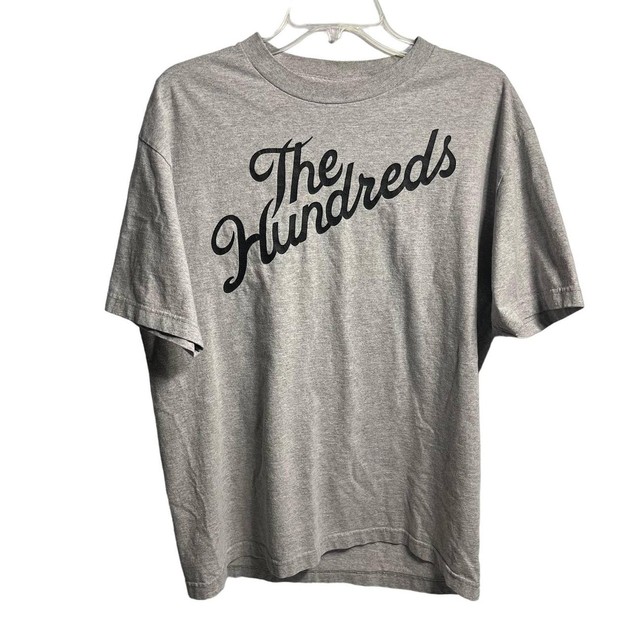 The Hundreds T-Shirt Mens Large Gray Script Logo