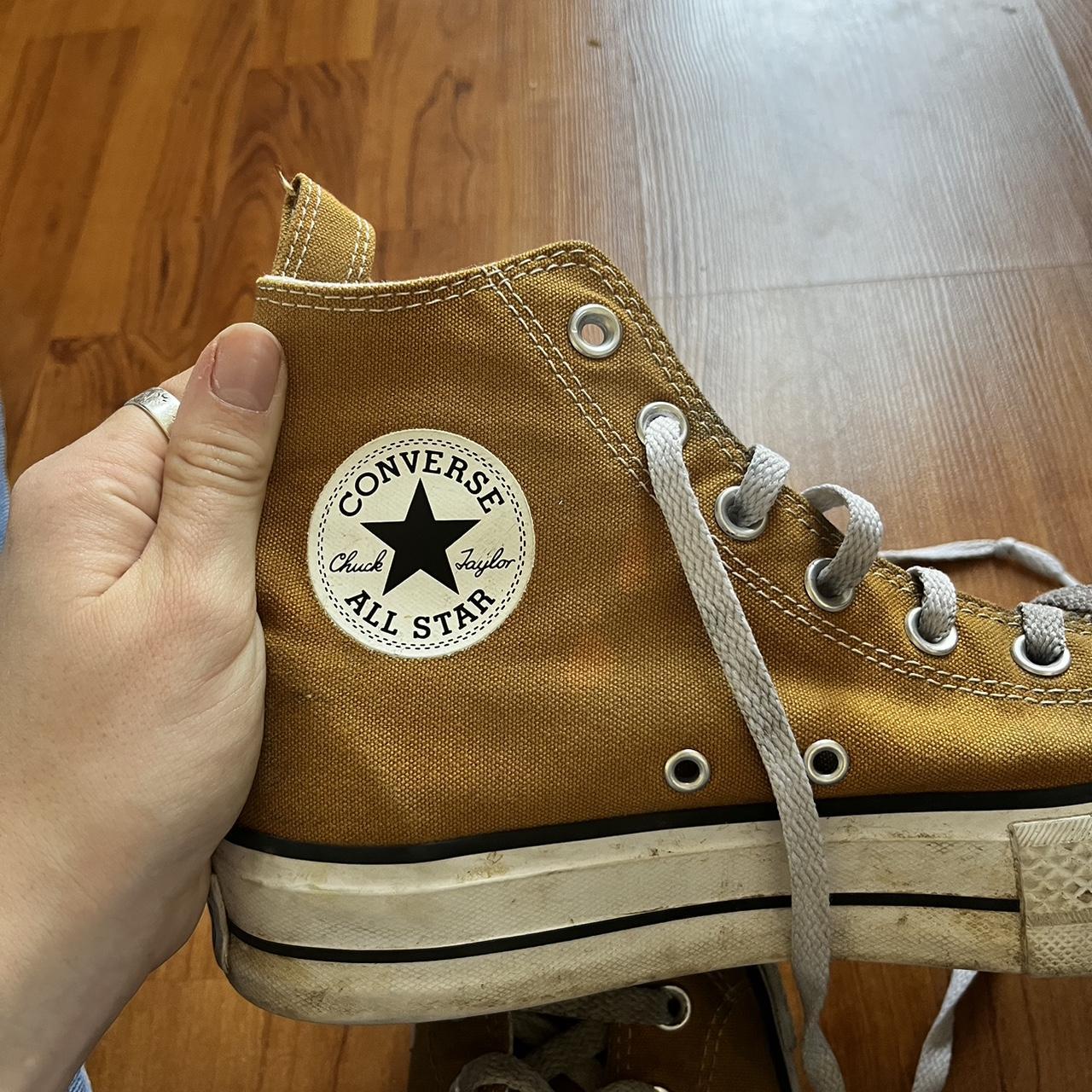 mustard yellow converse