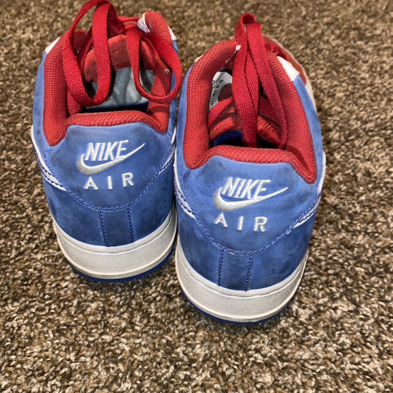 Nike Air Force '82 AF-1 Red White and Blue Depop