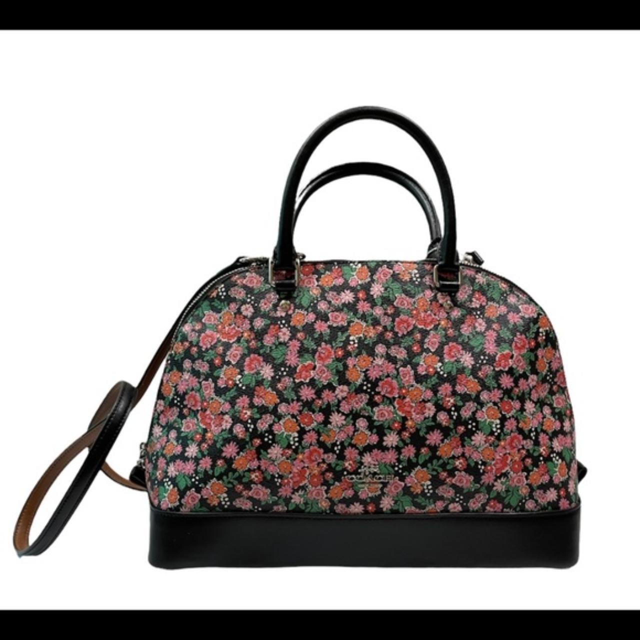 COACH F57621 MINI SIERRA SATCHEL IN POSEY CLUSTER FLORAL PRINT COATED CANVAS