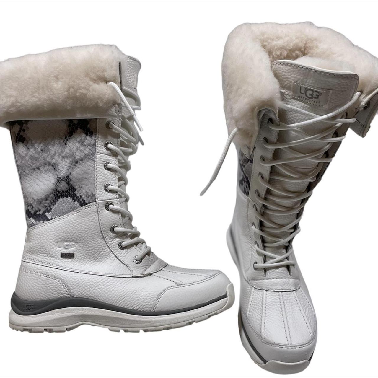 Ugg Adirondack Tall III Snake Snow Boots 8 ugg