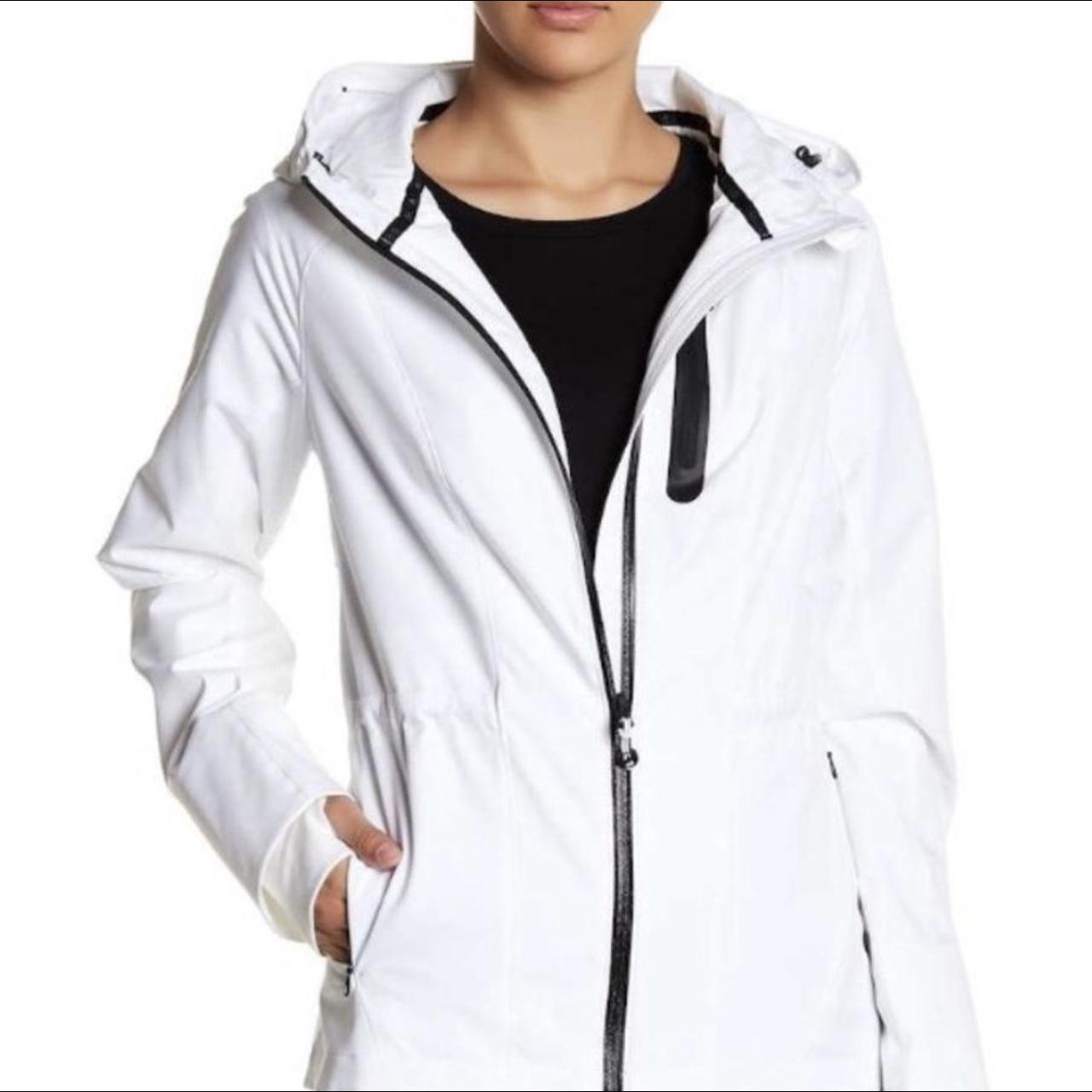 Michael kors white parka best sale