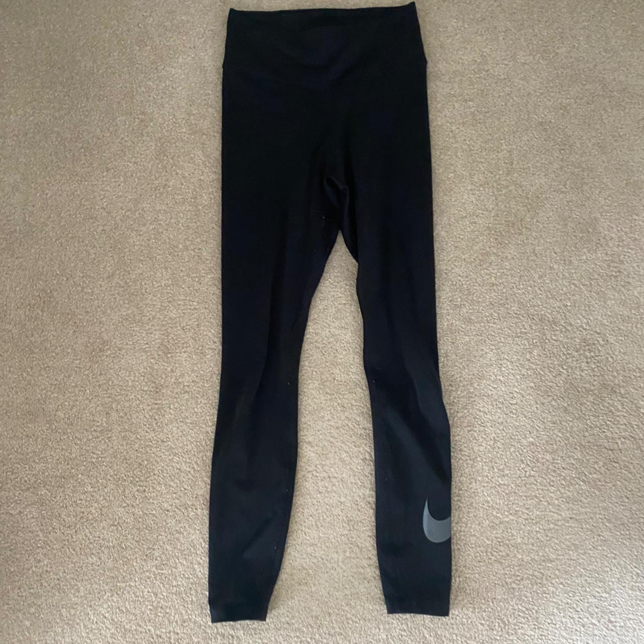 size small Nike leggings , RRP-£27 2 slight holes - Depop