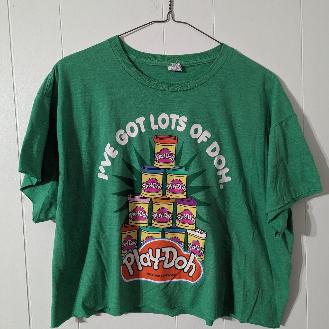 Upcycled Reworked Play Doh T Shirt reworked to a. Depop