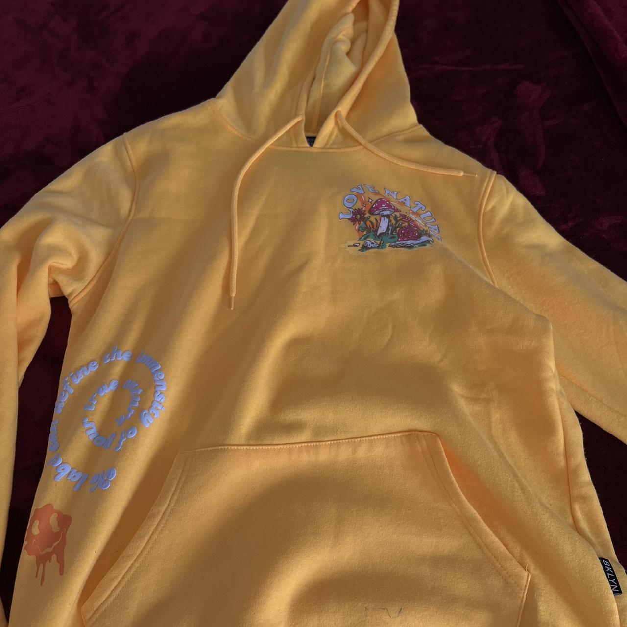 Orange hot sale aesthetic hoodie