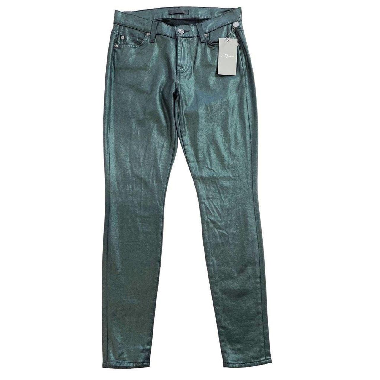 7 for all online mankind metallic jeans