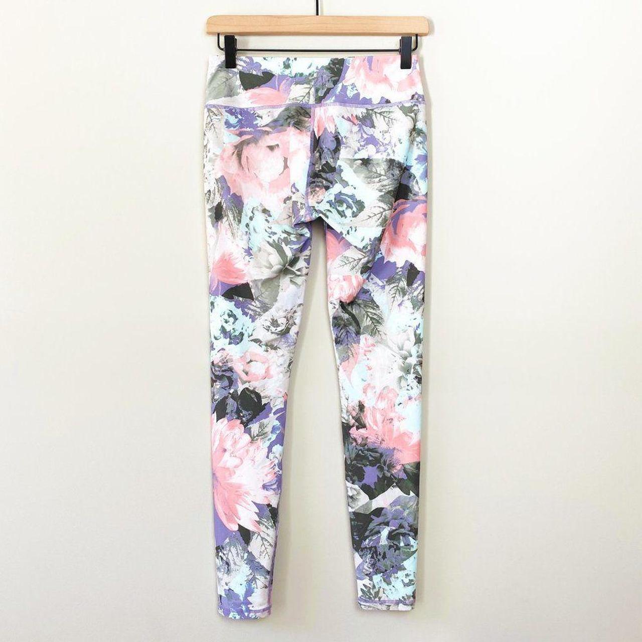 Fabletics Mid-Rise Printed Powerhold Legging, Size