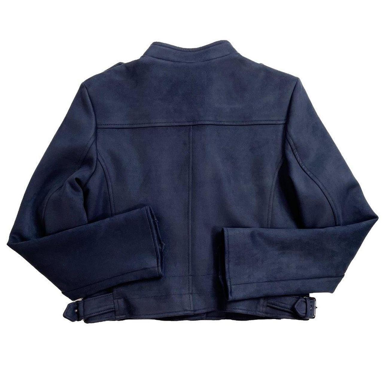Banana Republic Vegan Suede Jacket Size: M Color: | Depop