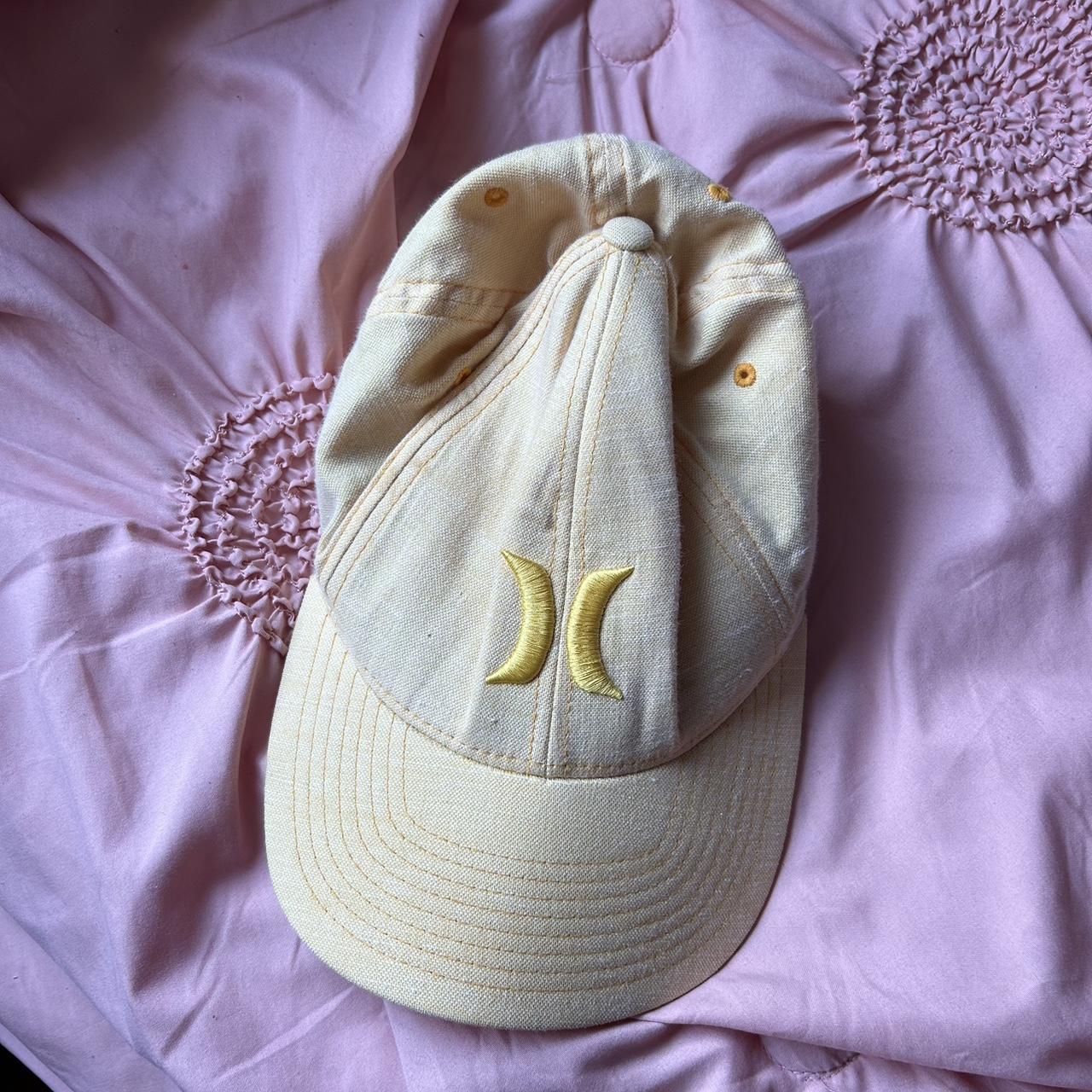 Yellow Hurley hat🌞🌞 has minor stain (pictured)... - Depop