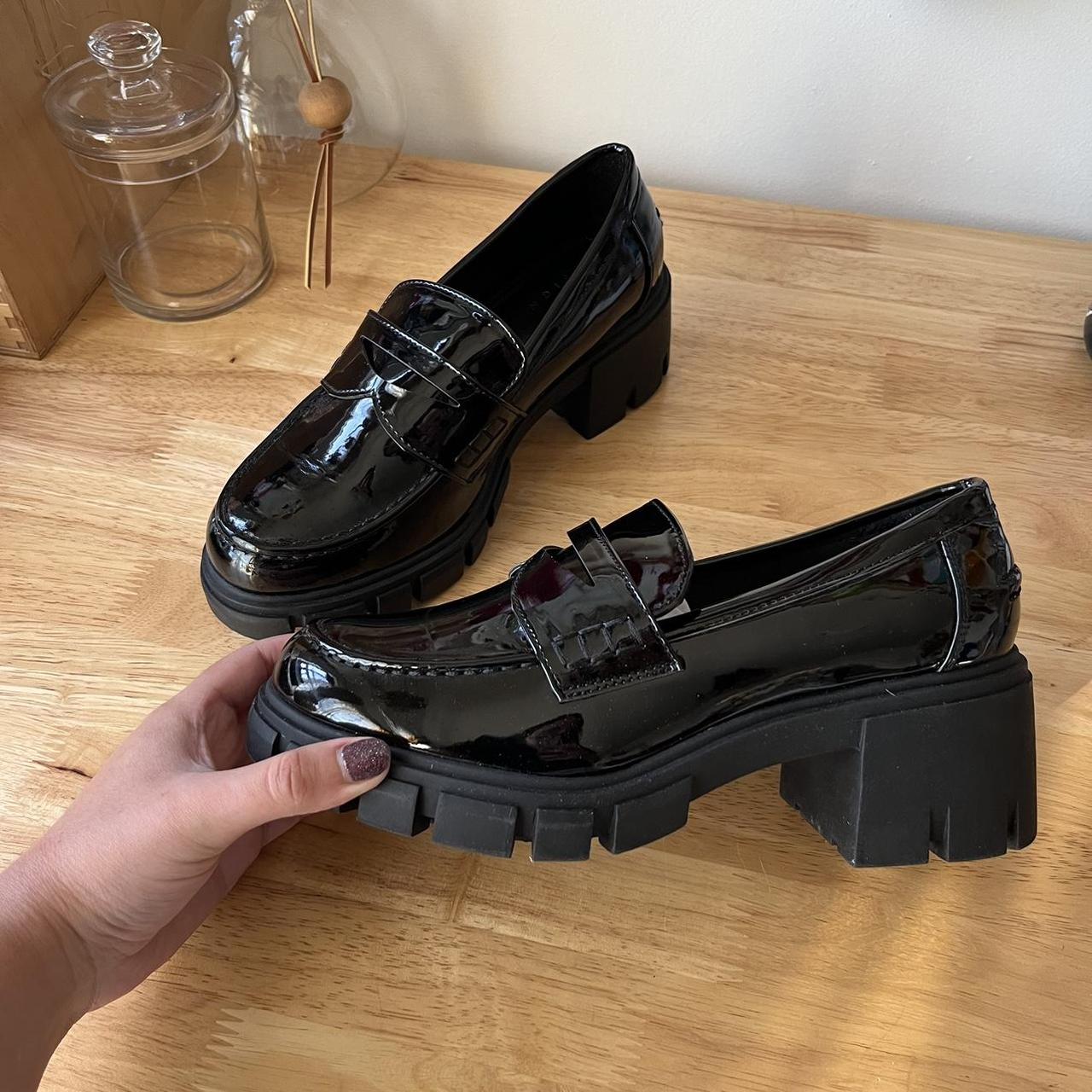 ASOS Women's Black Loafers | Depop