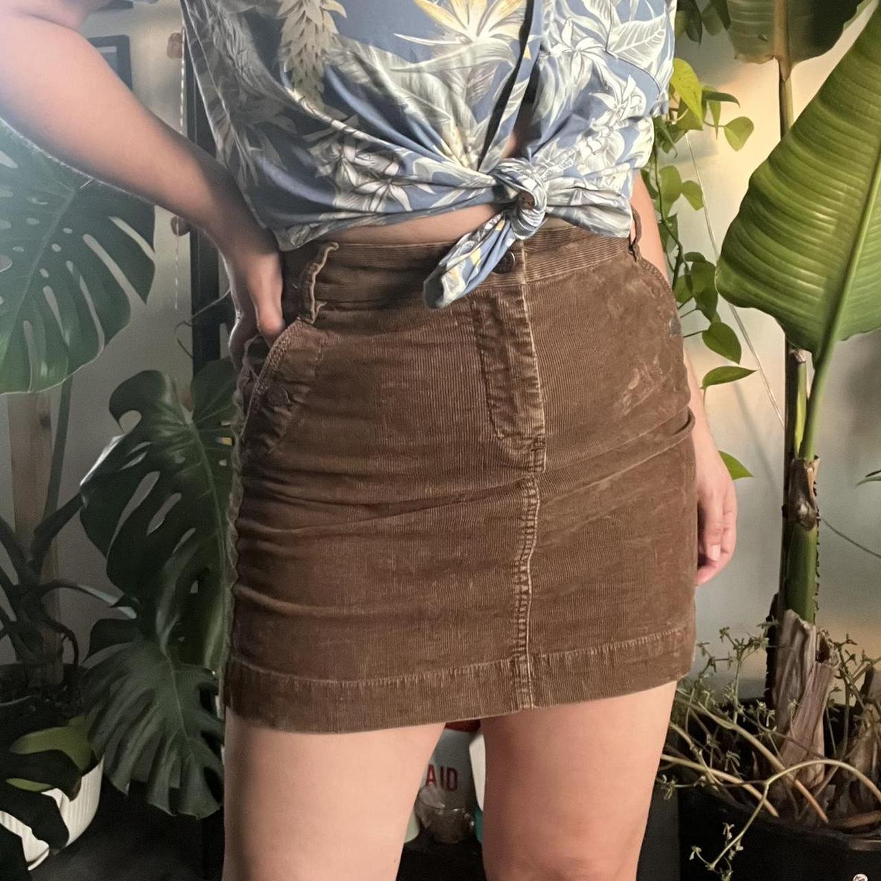 J crew 2024 corduroy mini skirt