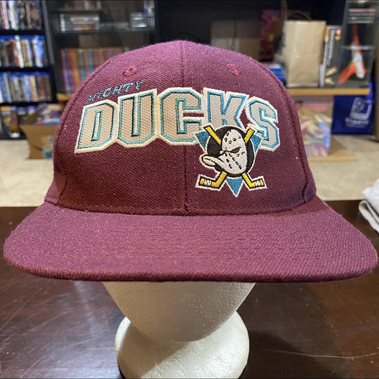 Vintage Disney NHL Anaheim Mighty Ducks Hockey Snapback Hat 