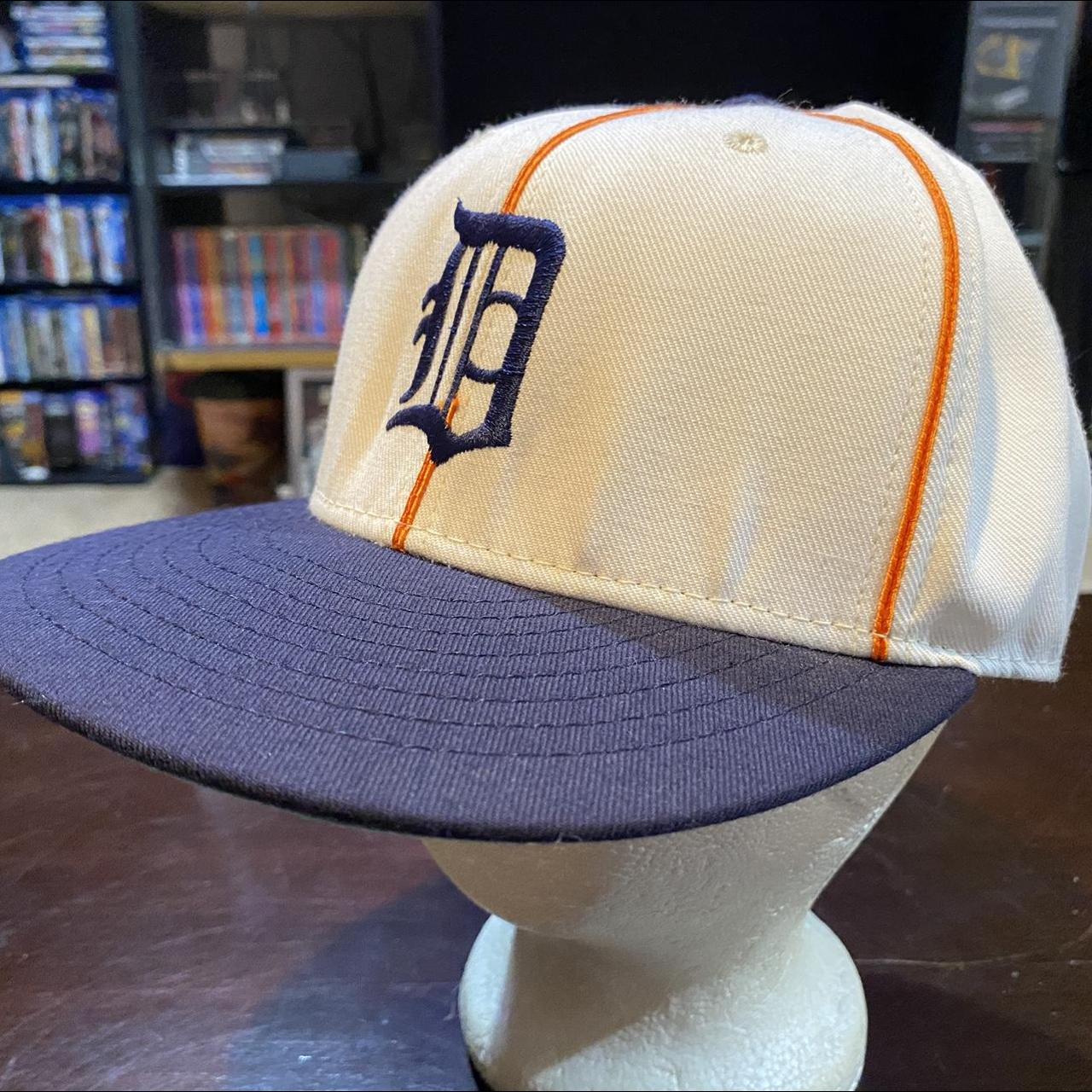 Vintage 90s Detroit Tigers Hat Fitted - Size 7 1/4 