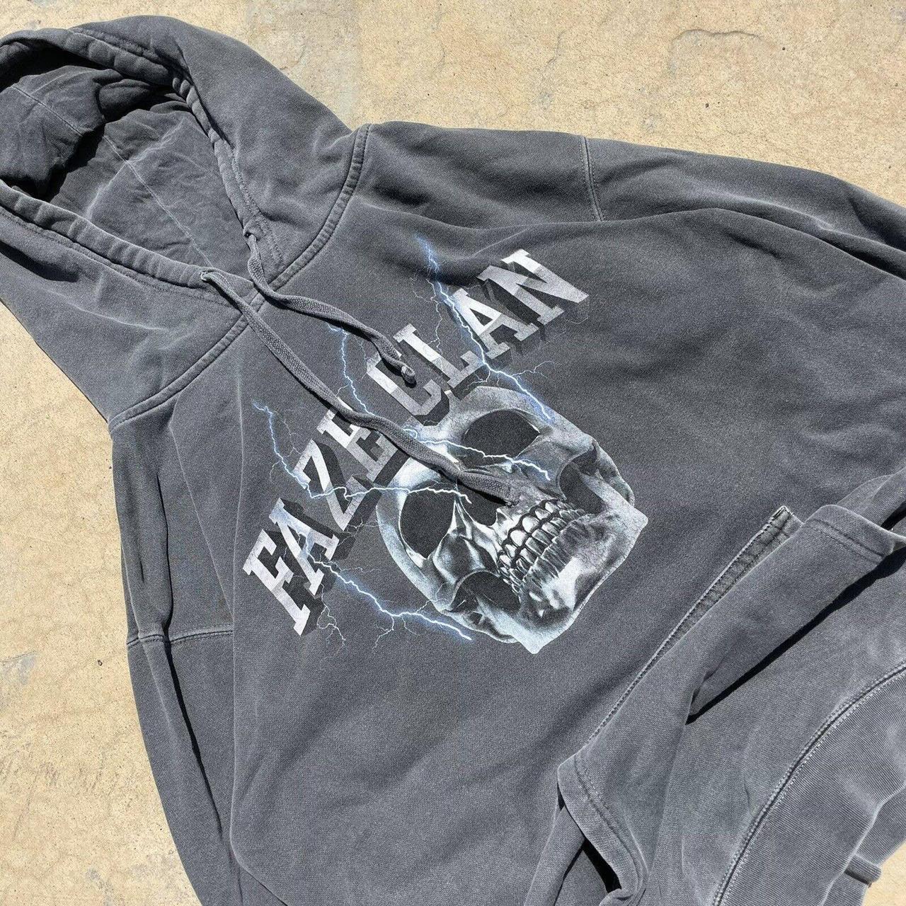 Faze clan 2025 skull hoodie